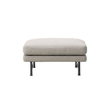 Calmo Ottoman: Metal Base + Black