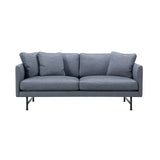 Calmo 2 Seater Sofa: Metal Base + Small - 66.9