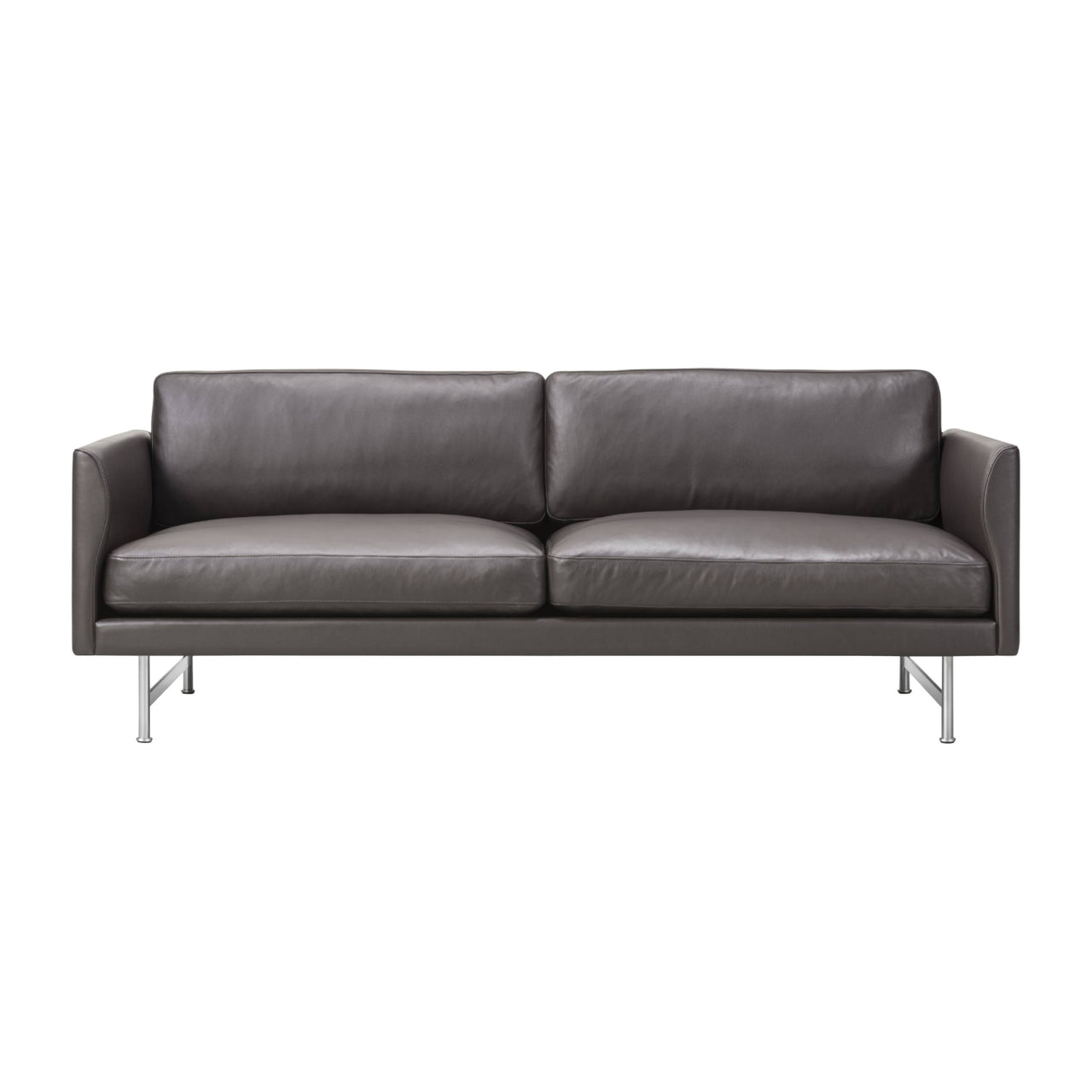 Calmo 2 Seater Sofa: Metal Base + Large - 78.7