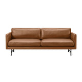 Calmo 2 Seater Sofa: Metal Base + Large - 78.7