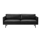 Calmo 2 Seater Sofa: Metal Base + Large - 78.7