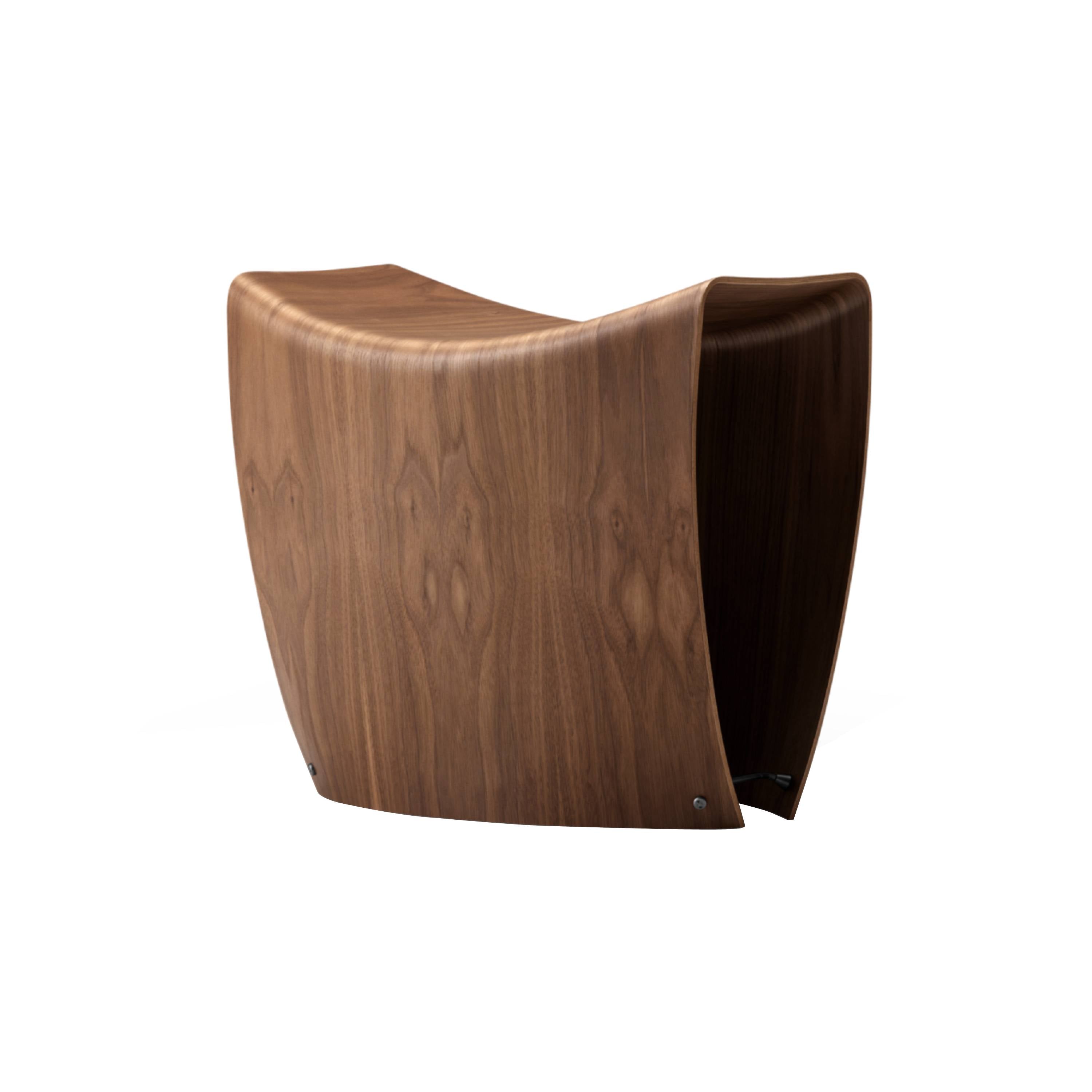 Gallery Stool: Walnut