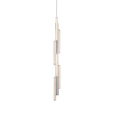 Hail Pendant Light: 6 + Long + Brushed Silver