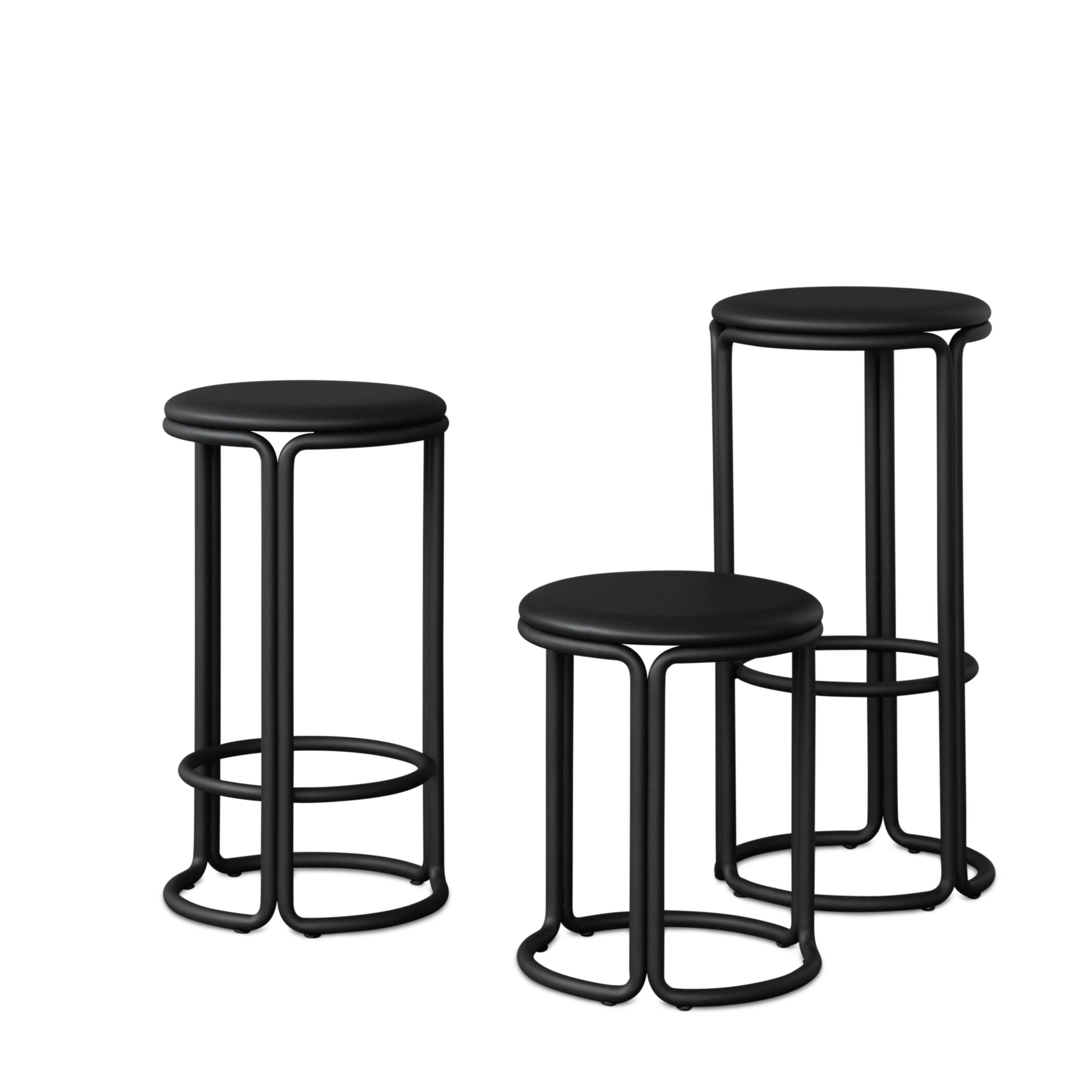 Hardie Bar + Counter Stool: Upholstered