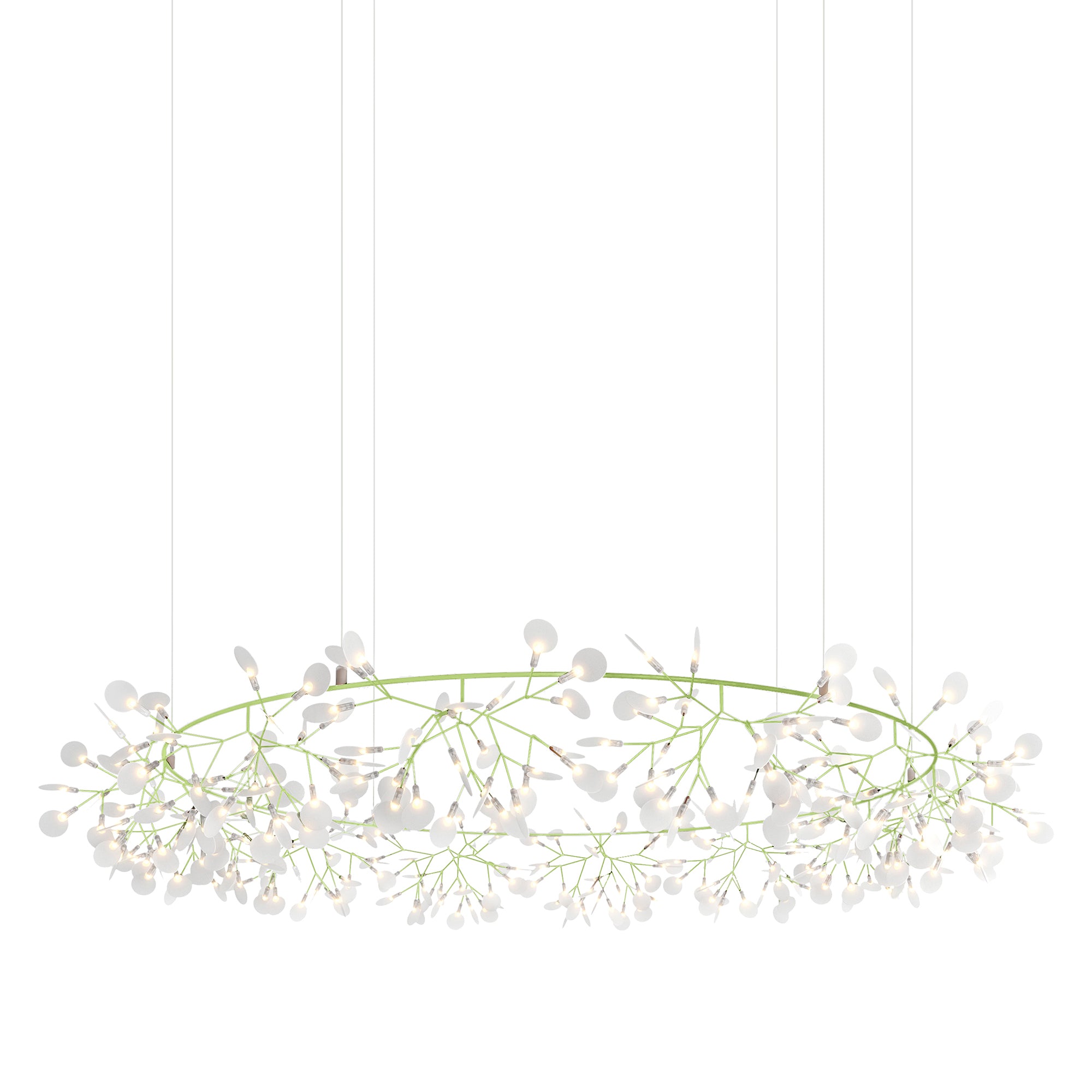 Heracleum The Big O Suspension Lamp: Green