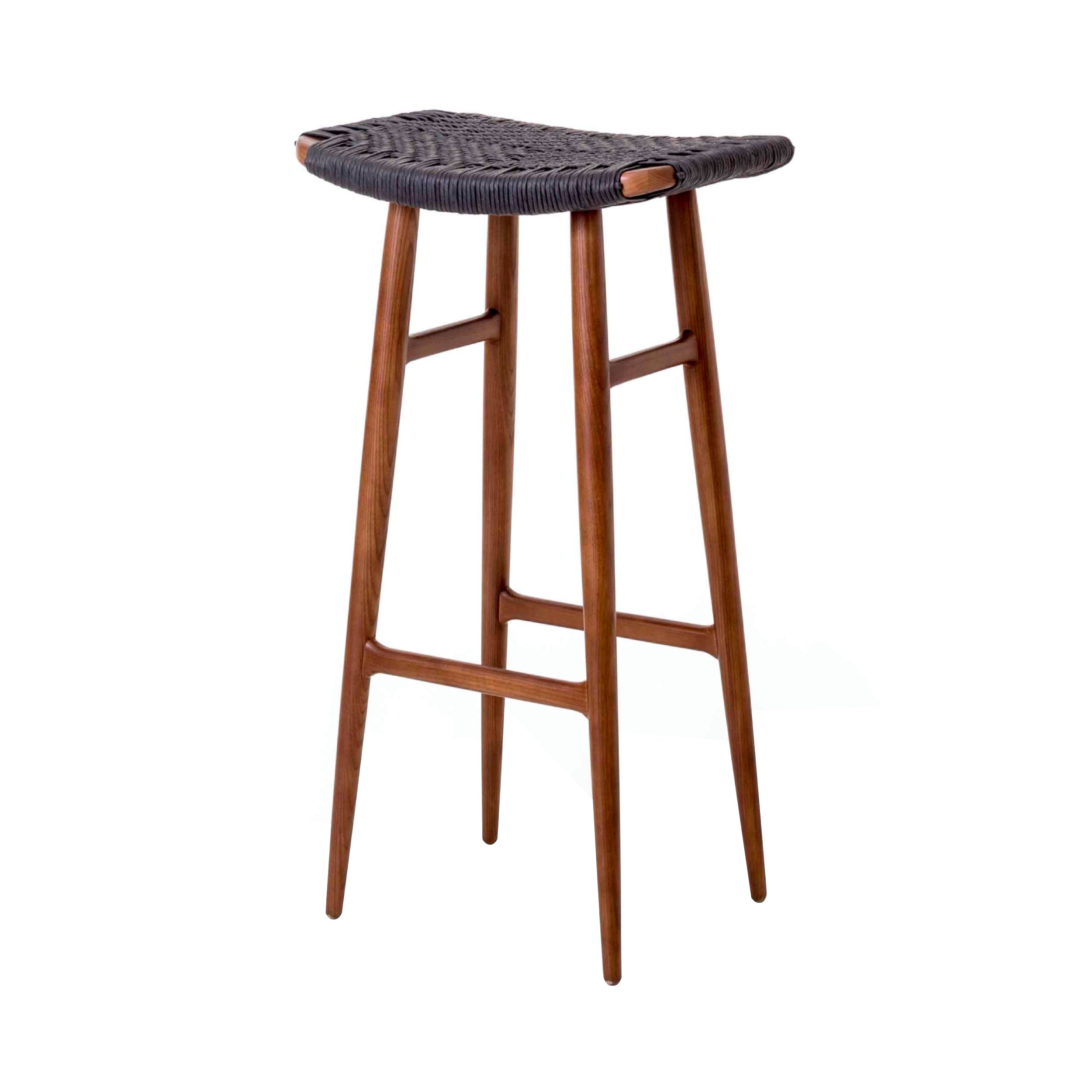 Freja Bar + Counter Stool:  Bar + Natural Walnut