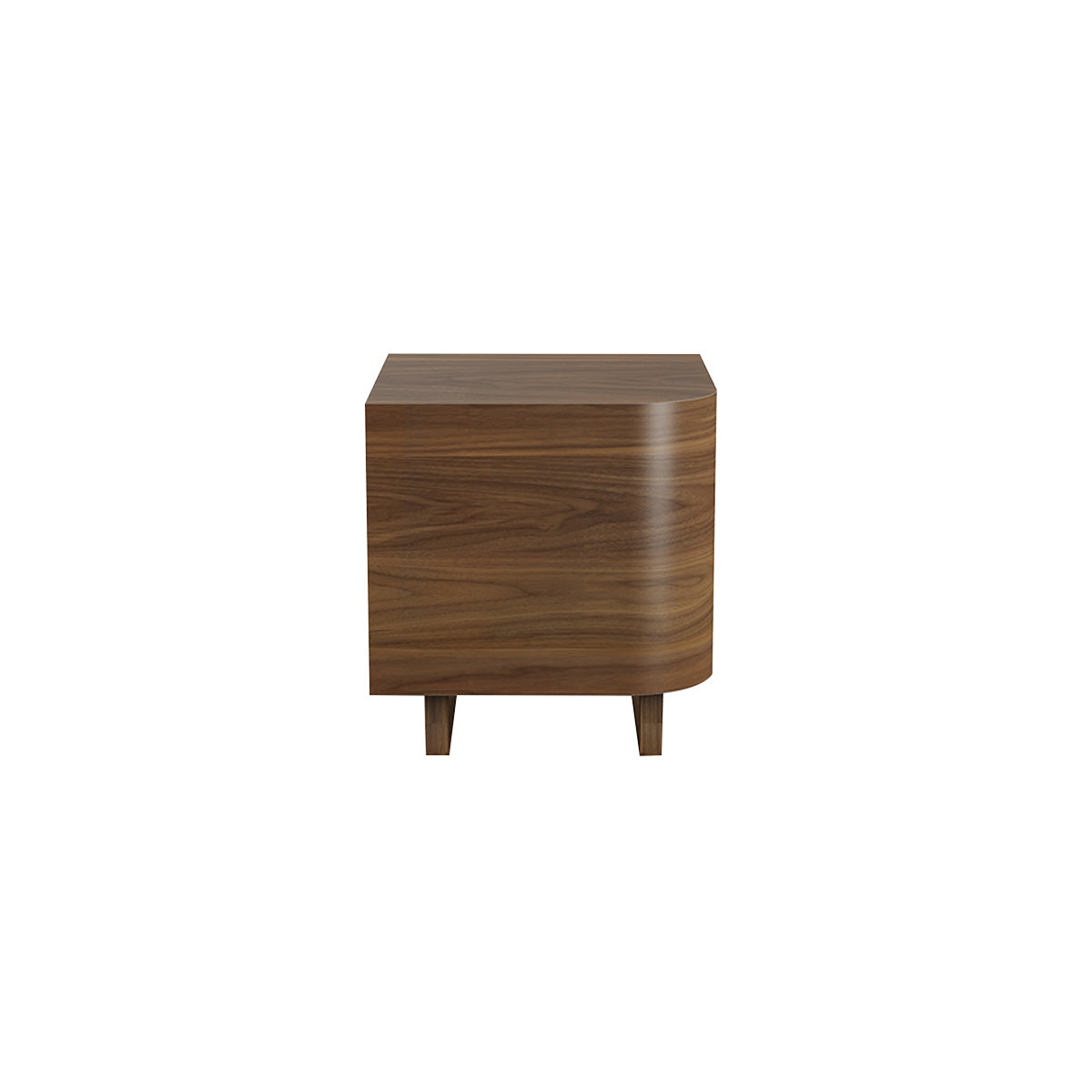 Wing Unit Series: Bedside Left + Walnut