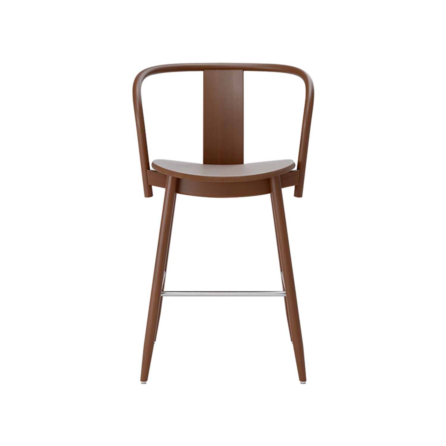 Icha Bar + Counter Chair: Counter + Walnut Stained Beech