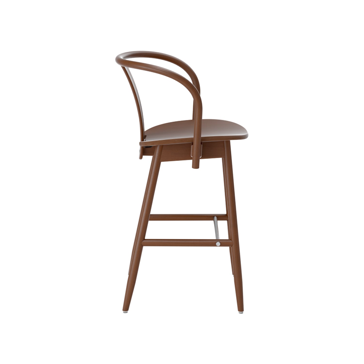 Icha Bar + Counter Chair: Counter + Walnut Stained Beech