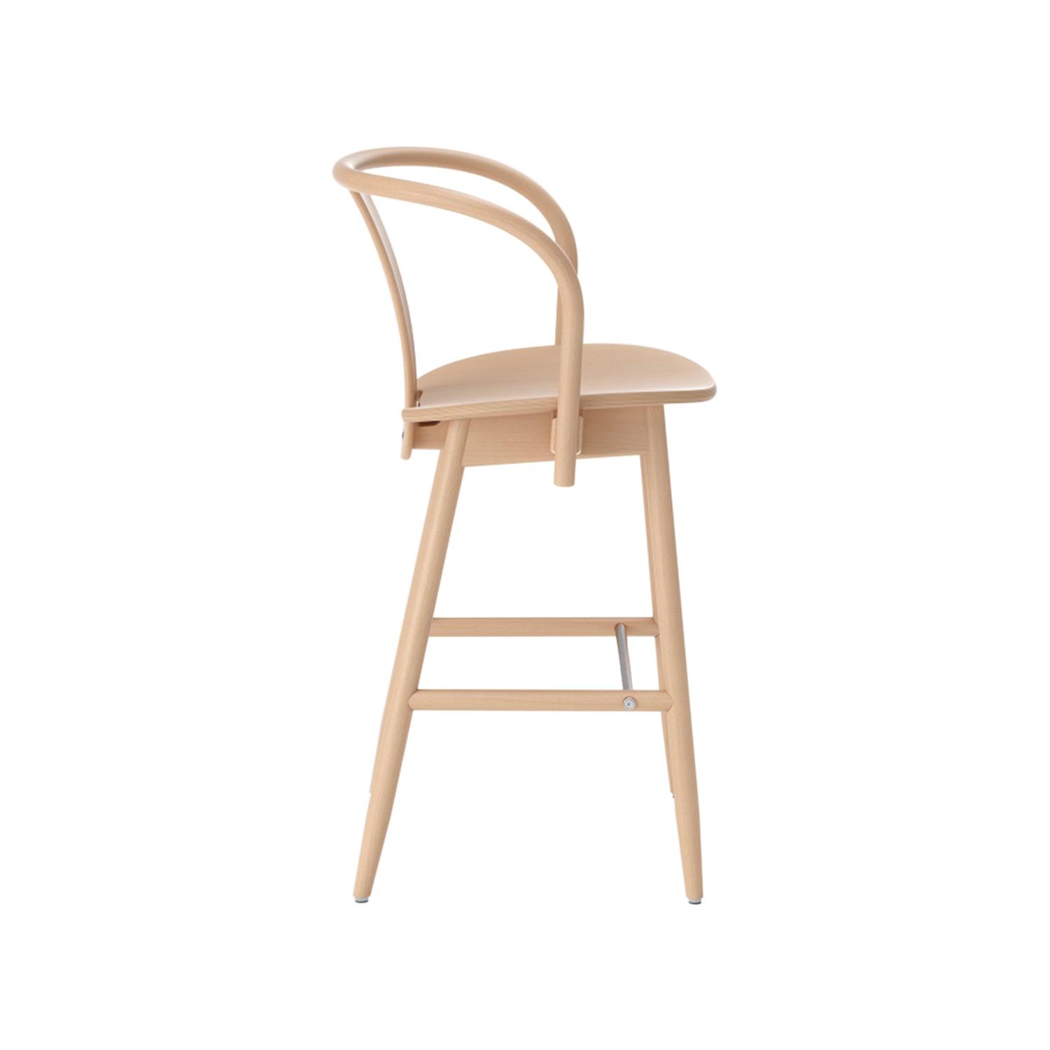 Icha Bar + Counter Chair: Counter + Natural Beech