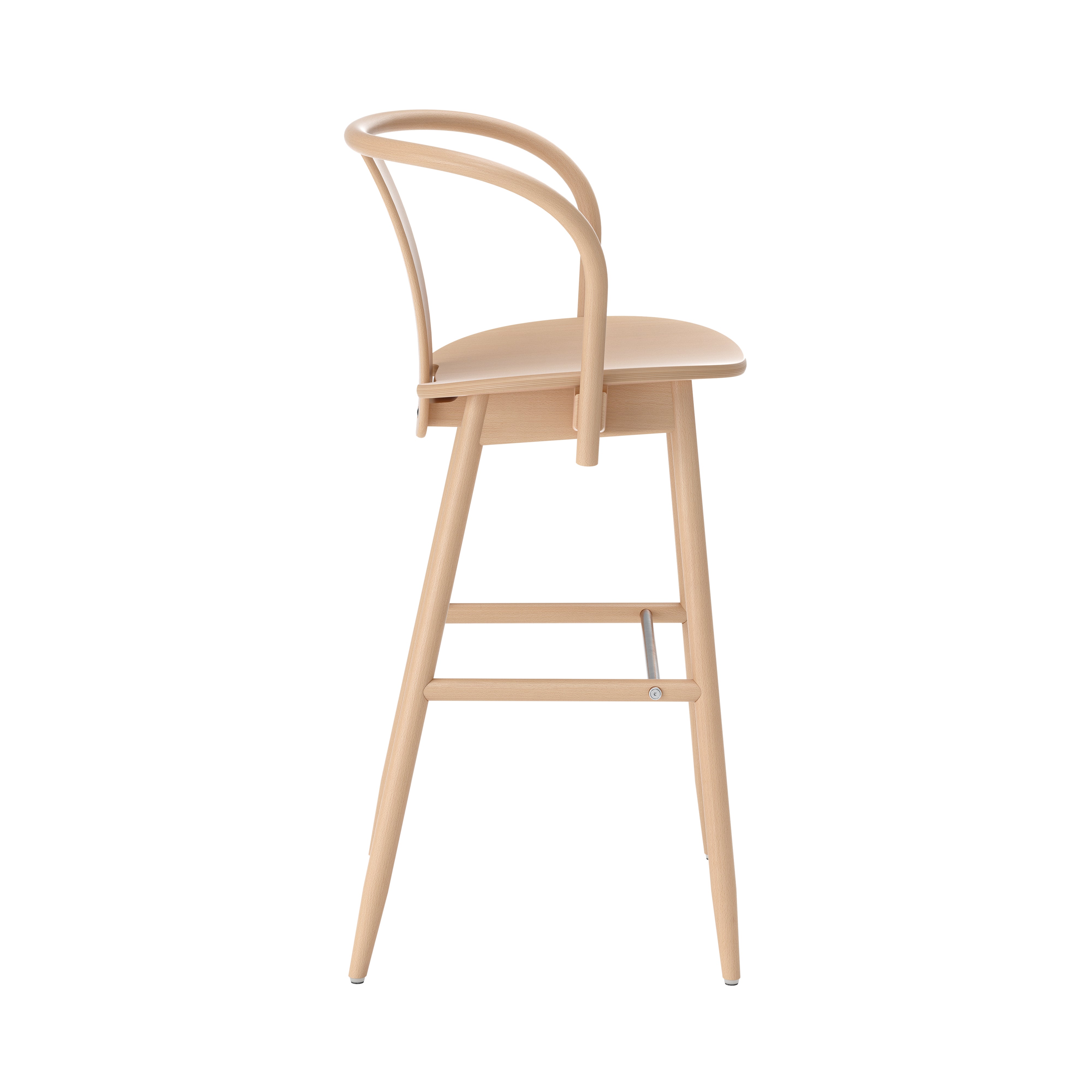 Icha Bar + Counter Chair: Bar+ Natural Beech