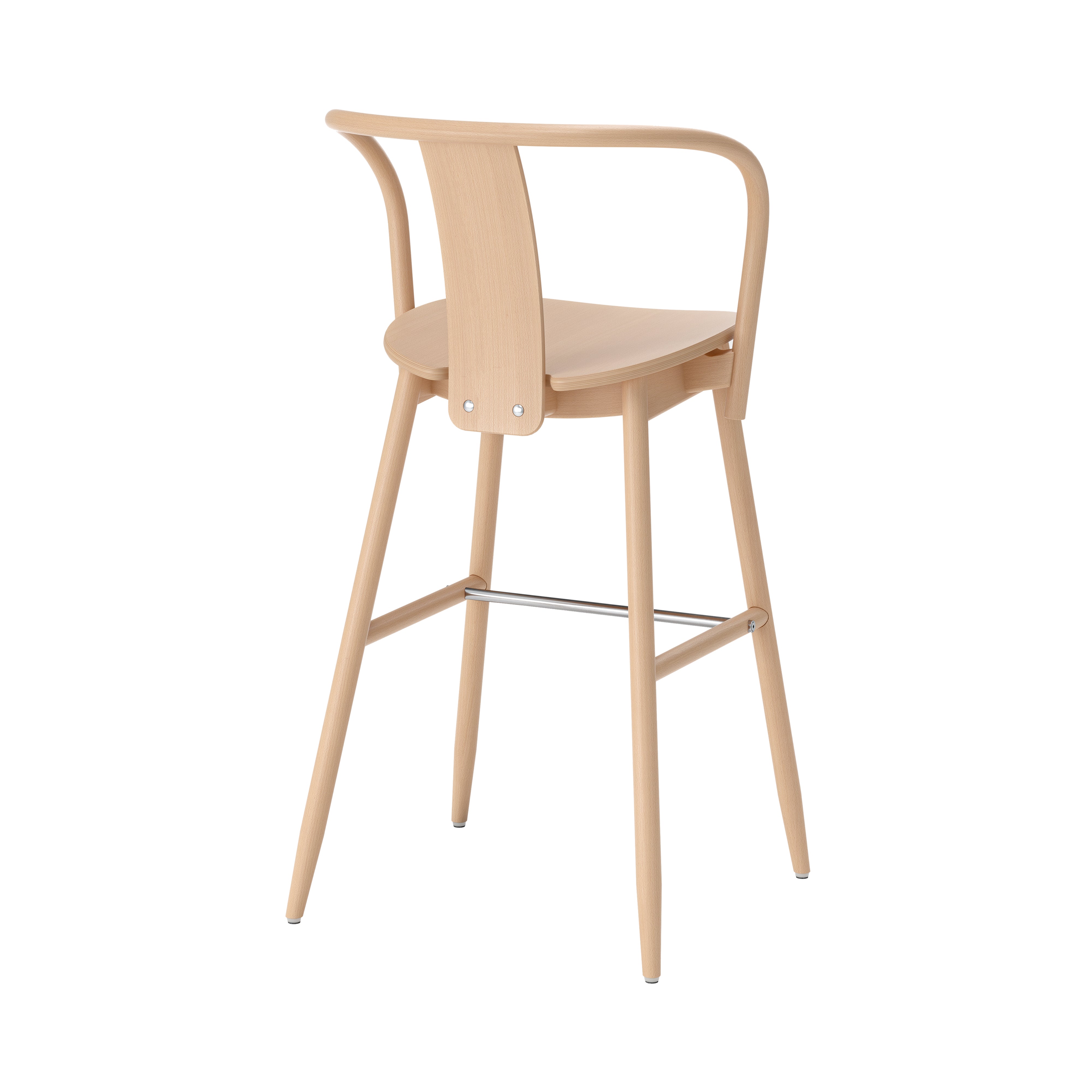 Icha Bar + Counter Chair: Bar+ Natural Beech