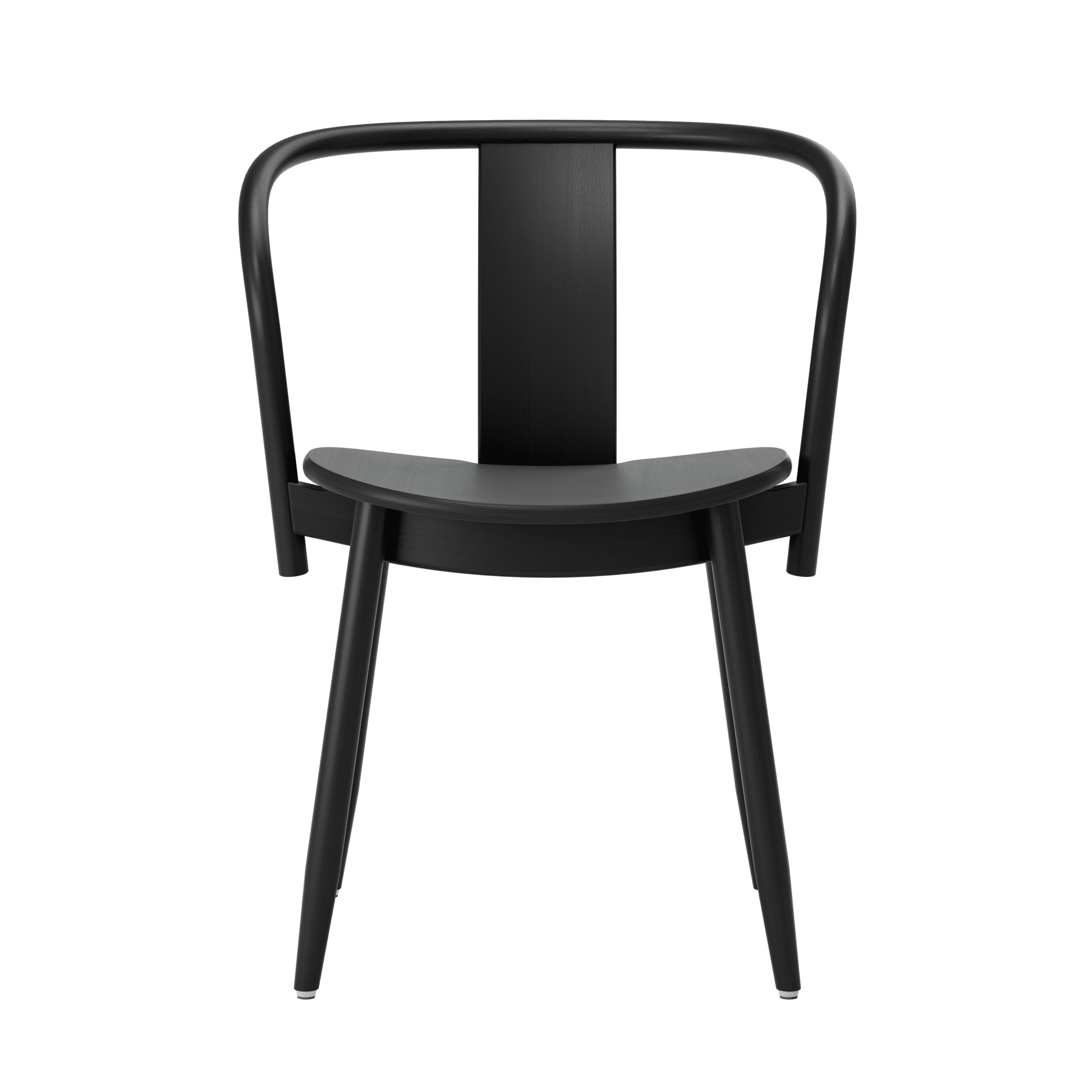 Icha Chair: Black Stained Beech