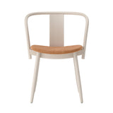 Icha Chair: Upholstered + White Oiled Beech