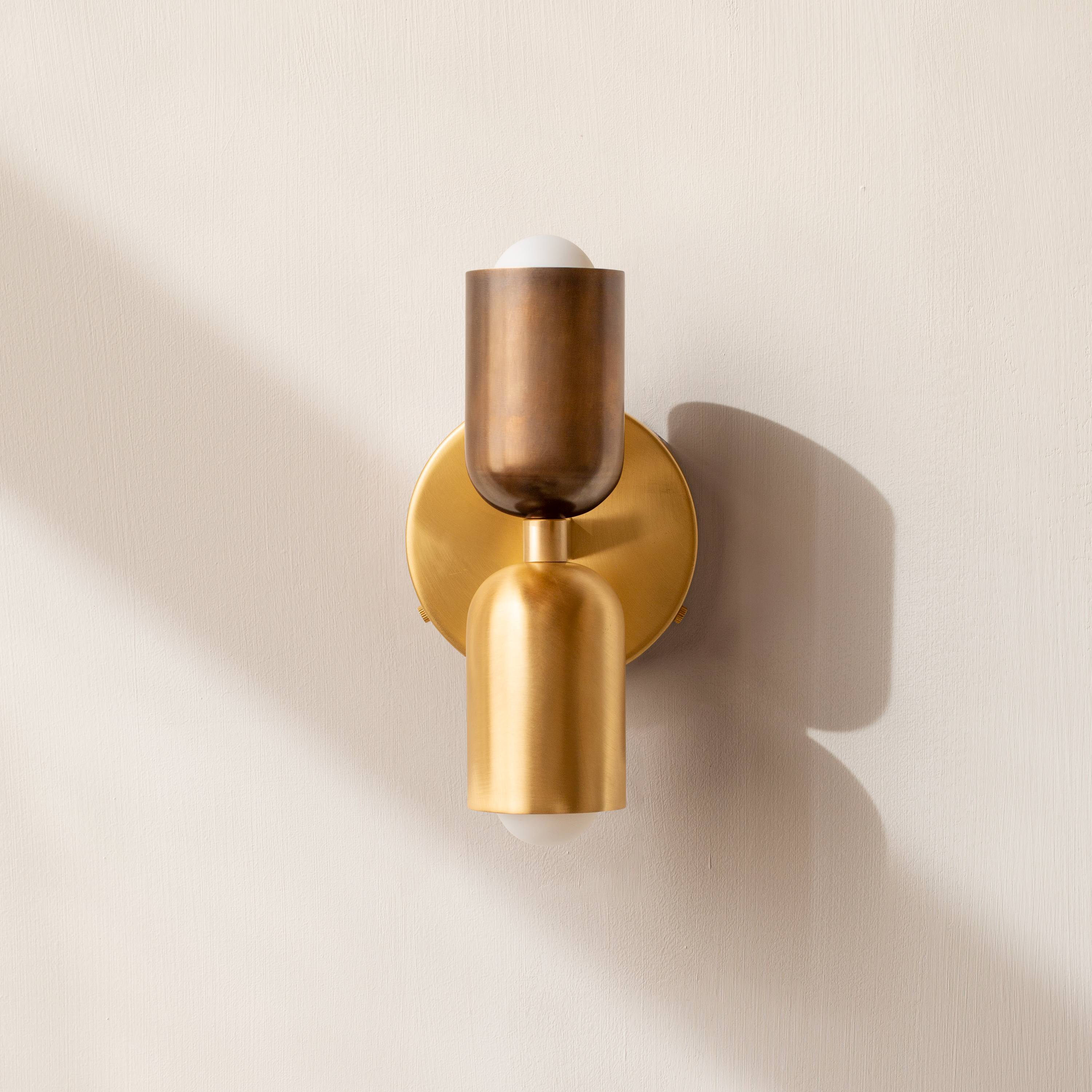 Up Down Sconce: Brass