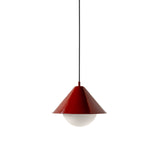 Eave Orb Pendant: Oxide Red + Black