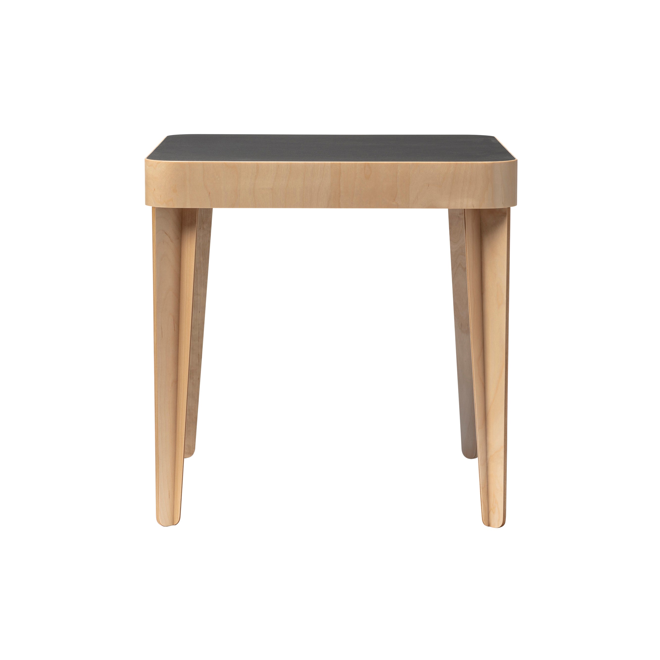 Isokon Occasional Table: Black Linoleum