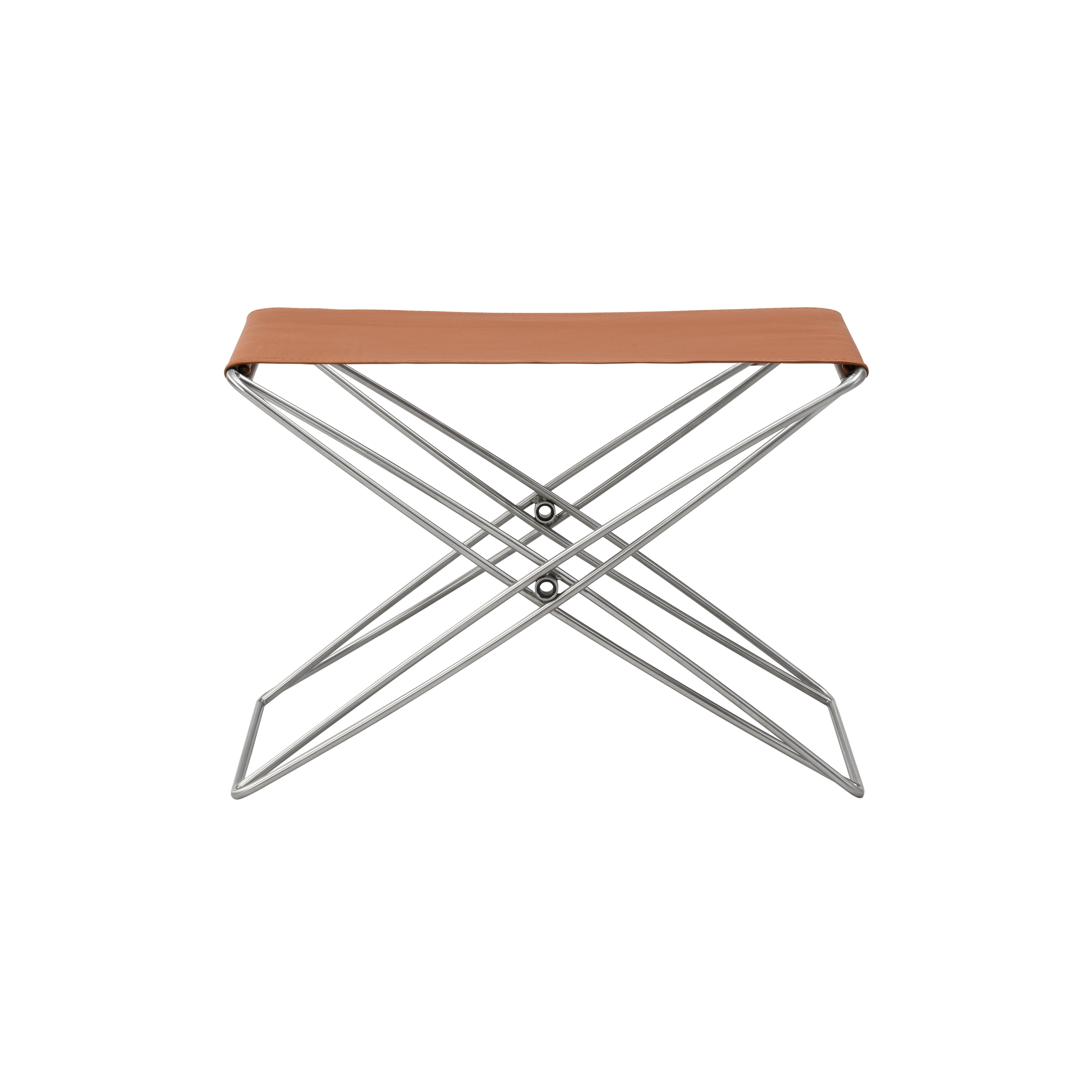 JG Folding Stool: Cognac