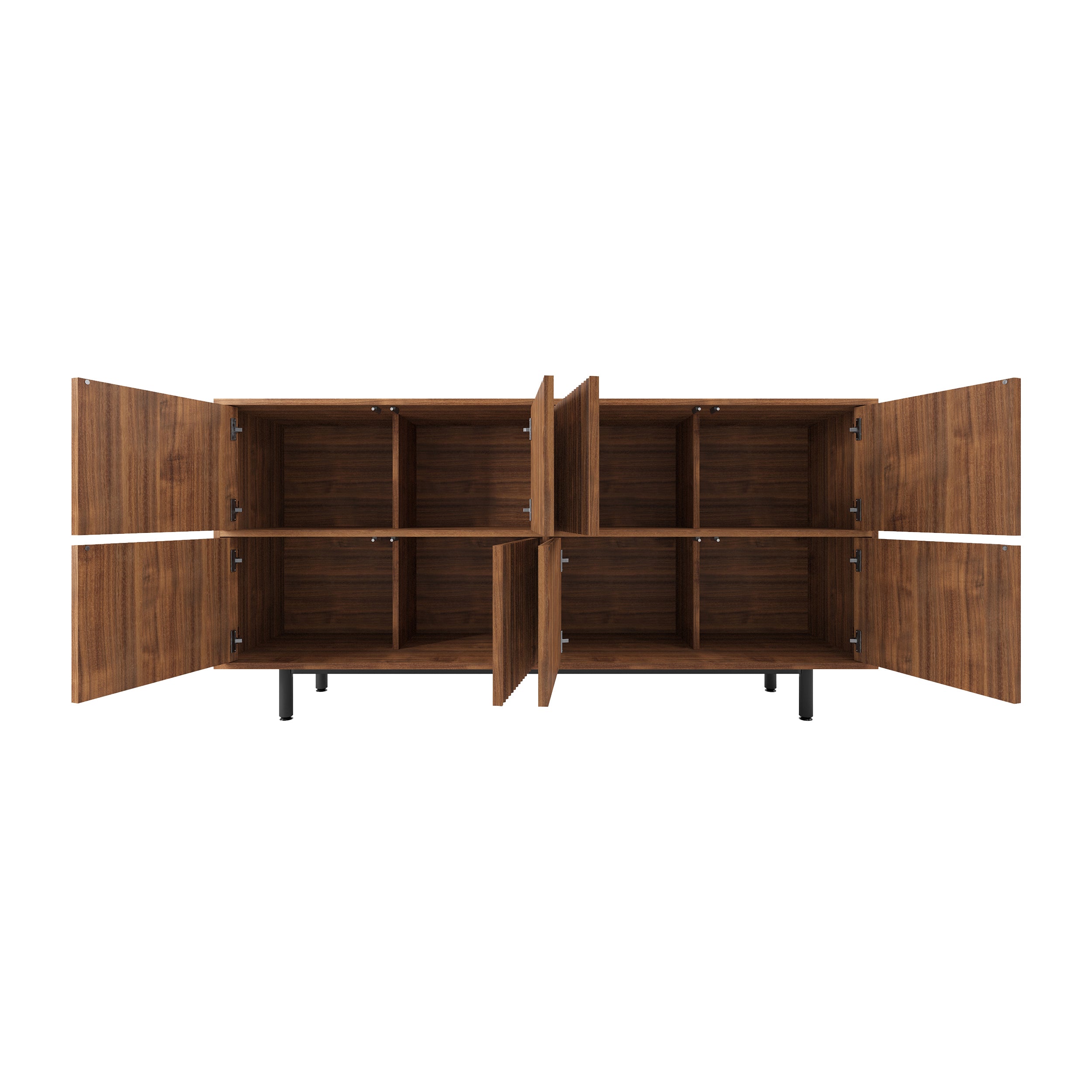 Seiton Cabinet: High + Natural Walnut