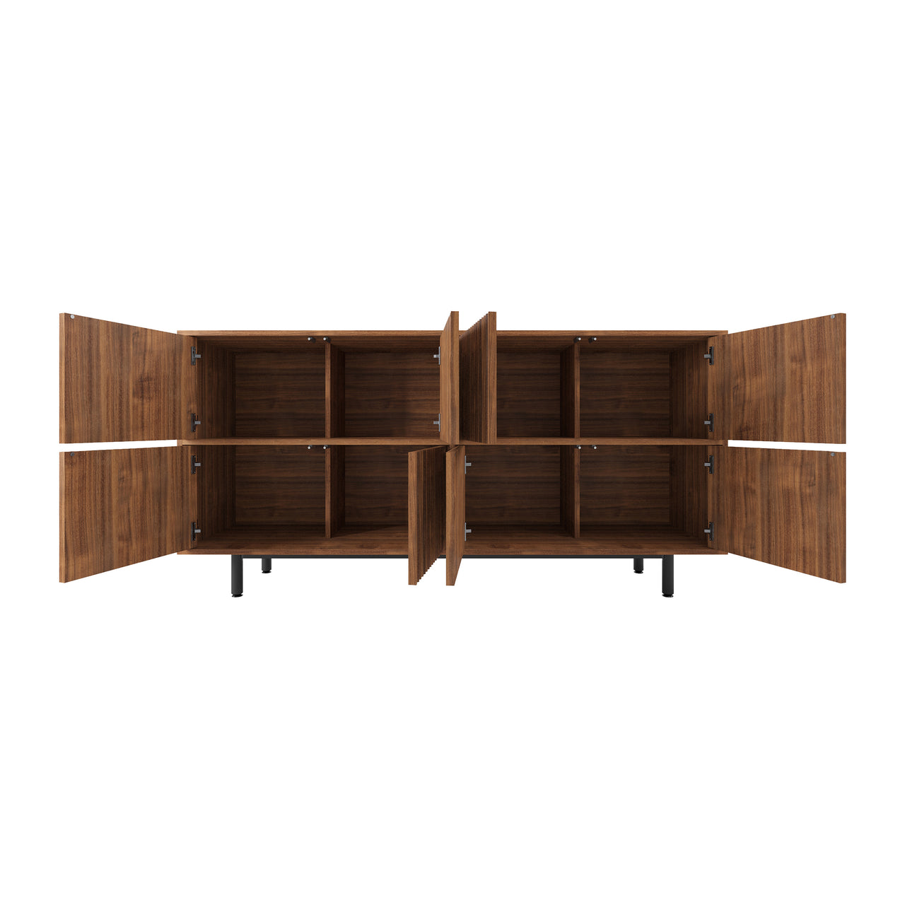 Seiton Cabinet: High + Natural Walnut