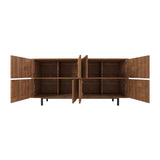 Seiton Cabinet: High + Natural Walnut