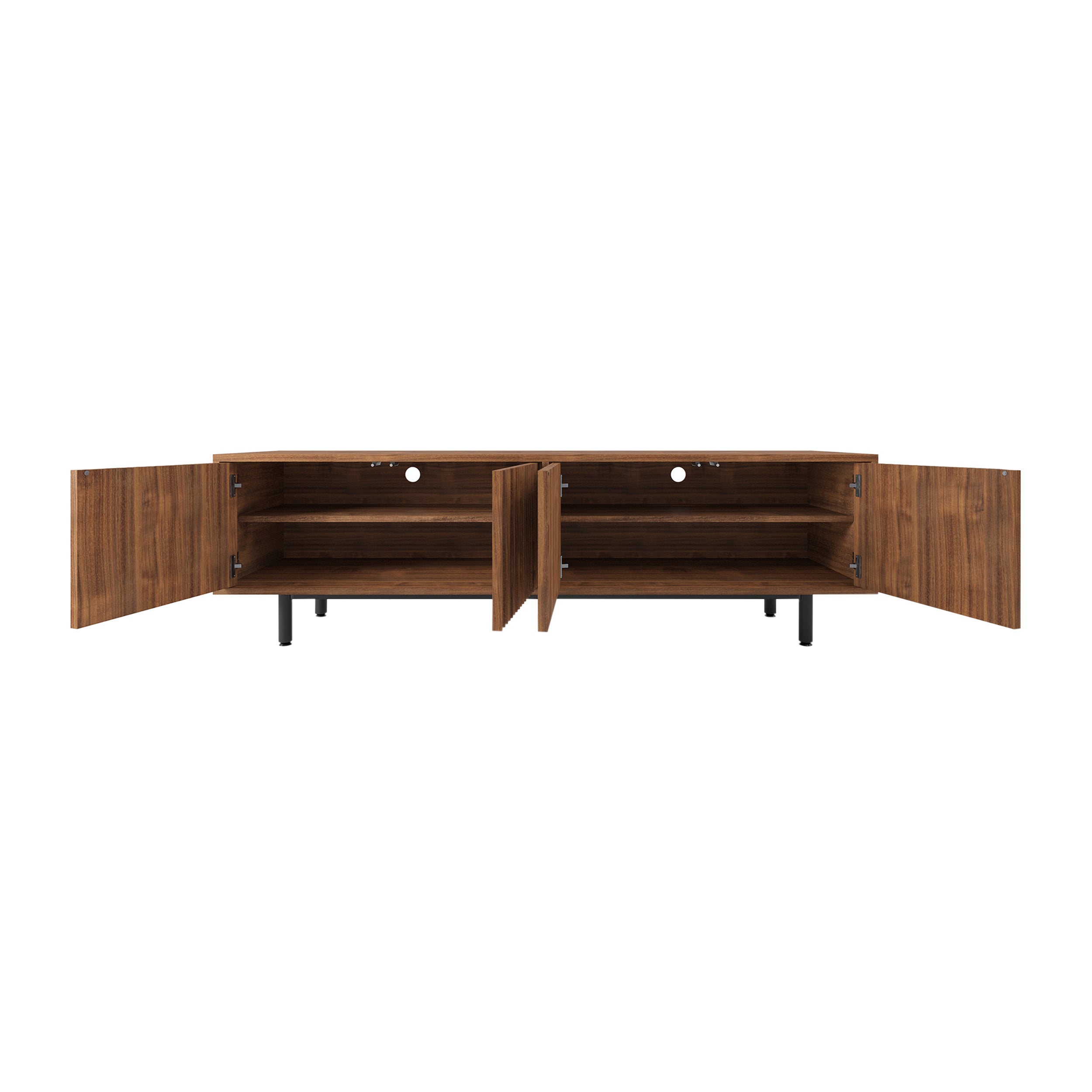 Seiton Cabinet: Low + Natural Walnut