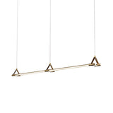 Thin Multiples Suspension Light: Dyad + 2 Segments - 48