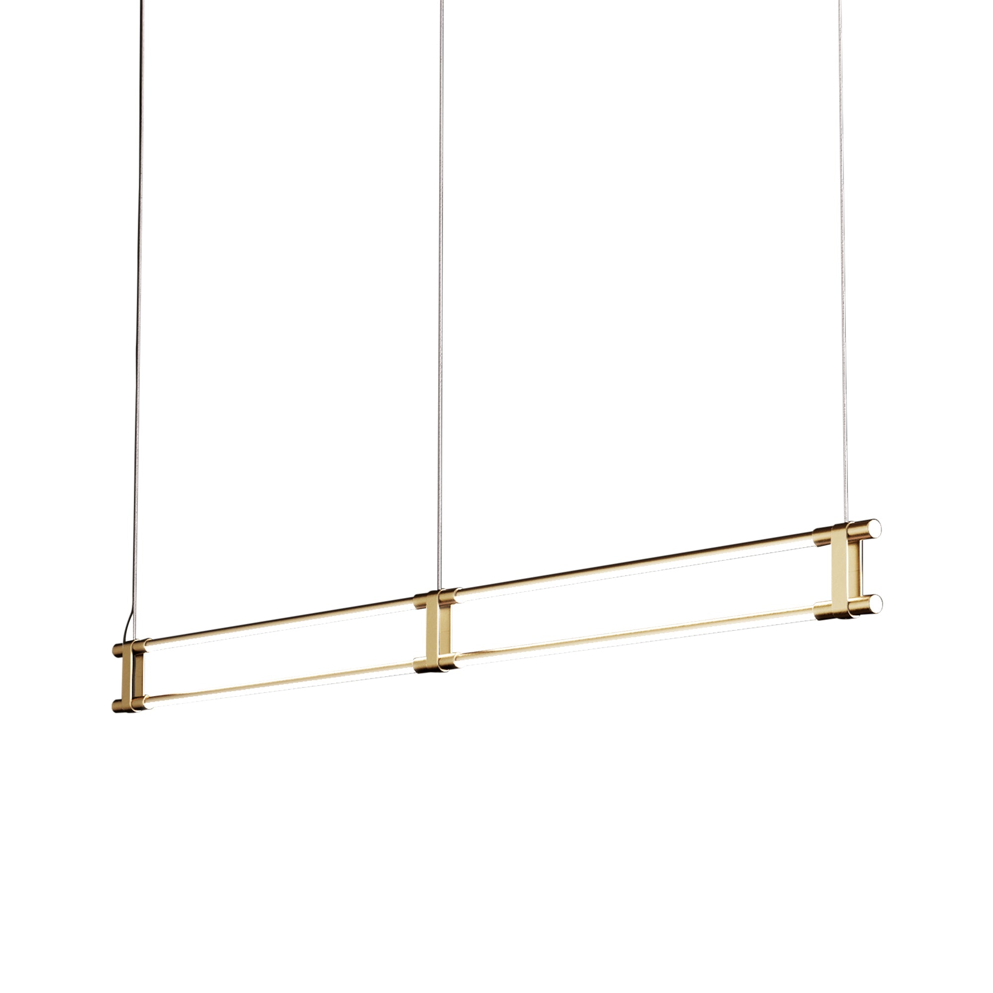 Thin Multiples Suspension Light: Dyad + 2 Segments - 48