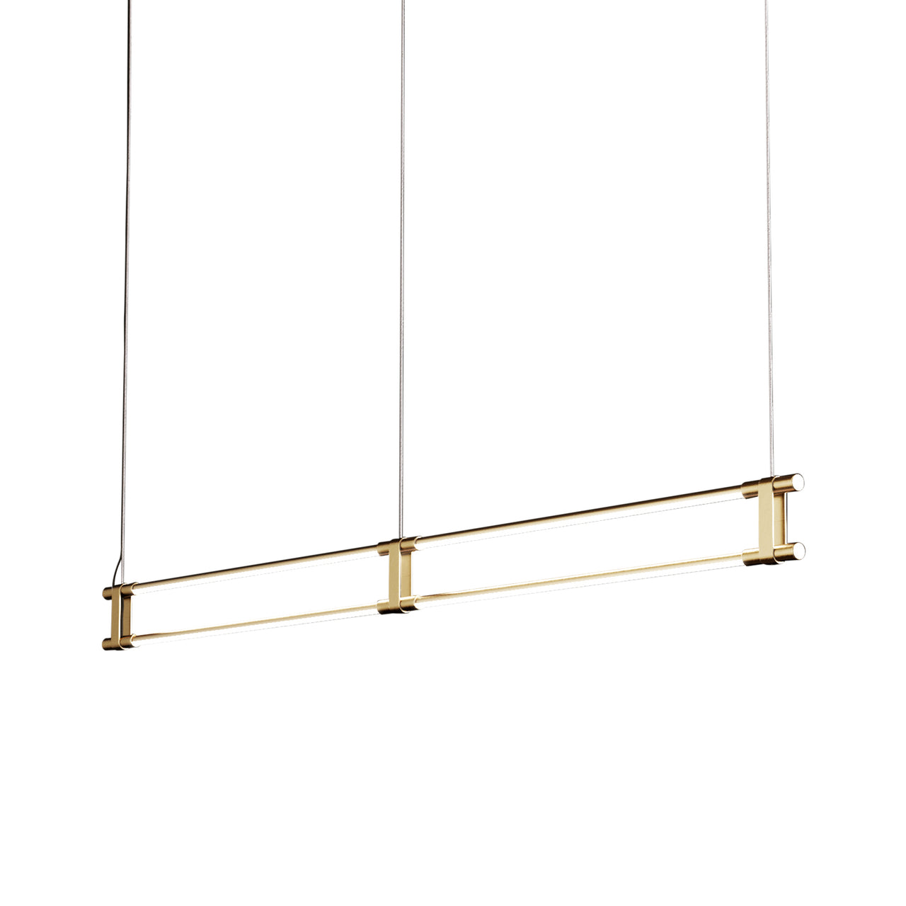 Thin Multiples Suspension Light: Dyad + 2 Segments - 48