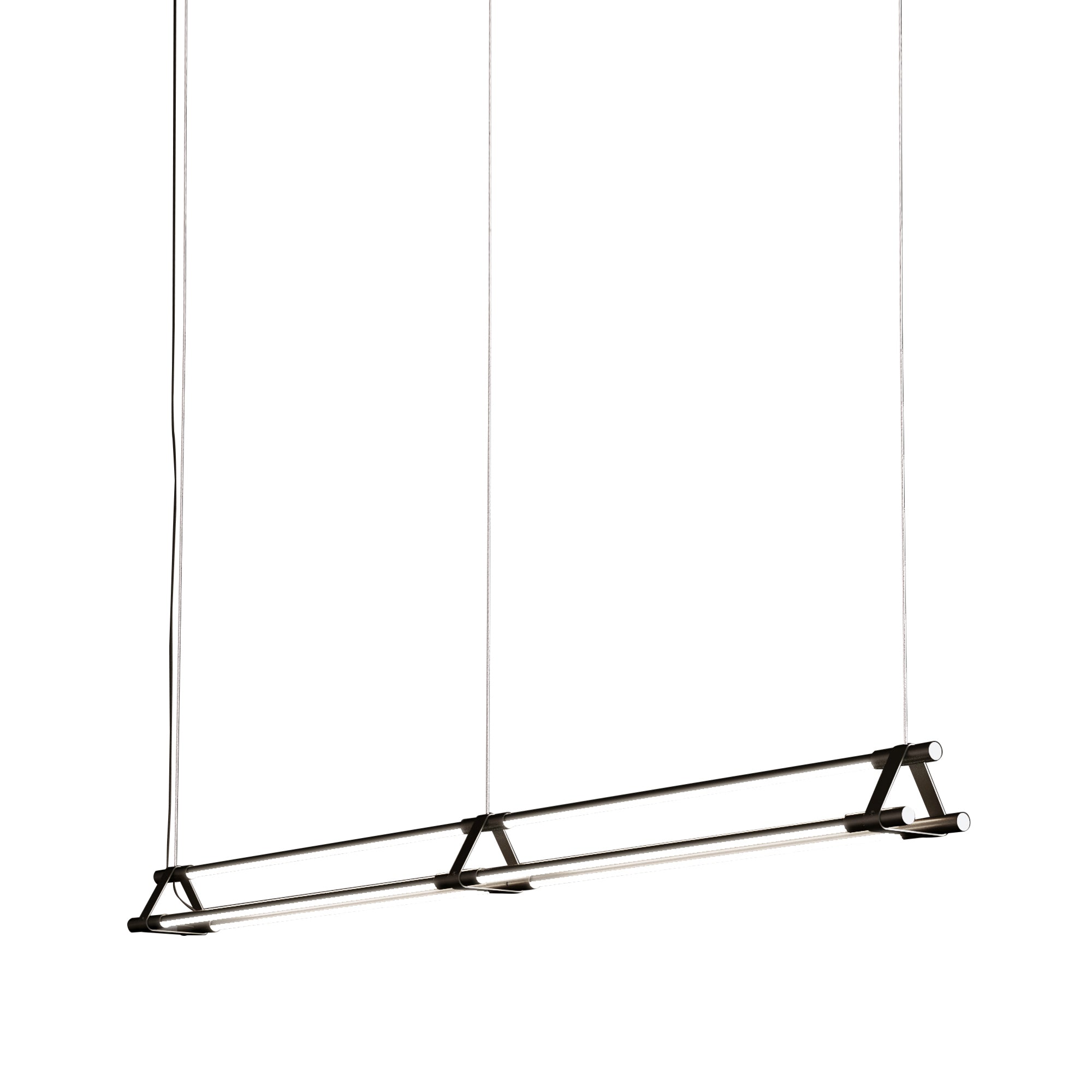 Thin Multiples Suspension Light: Triad + 2 Segments - 48