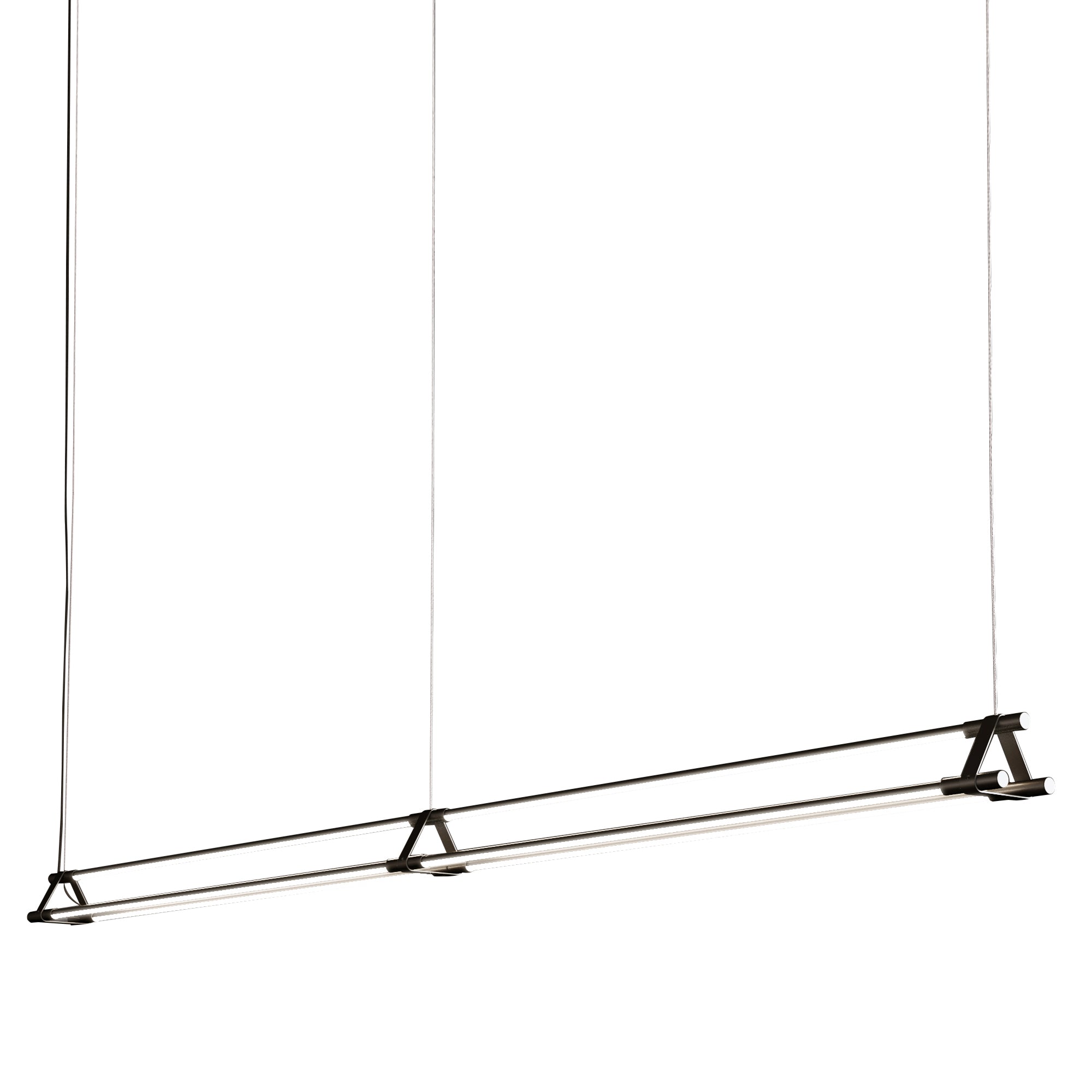 Thin Multiples Suspension Light: Triad + 2 Segments - 72