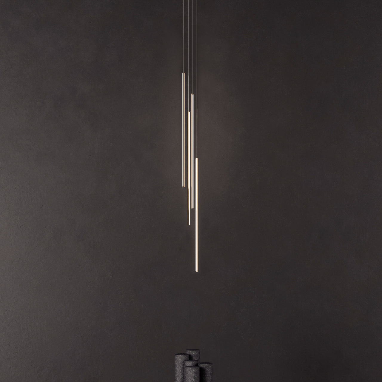 Thin Vertical Suspension Light: Small