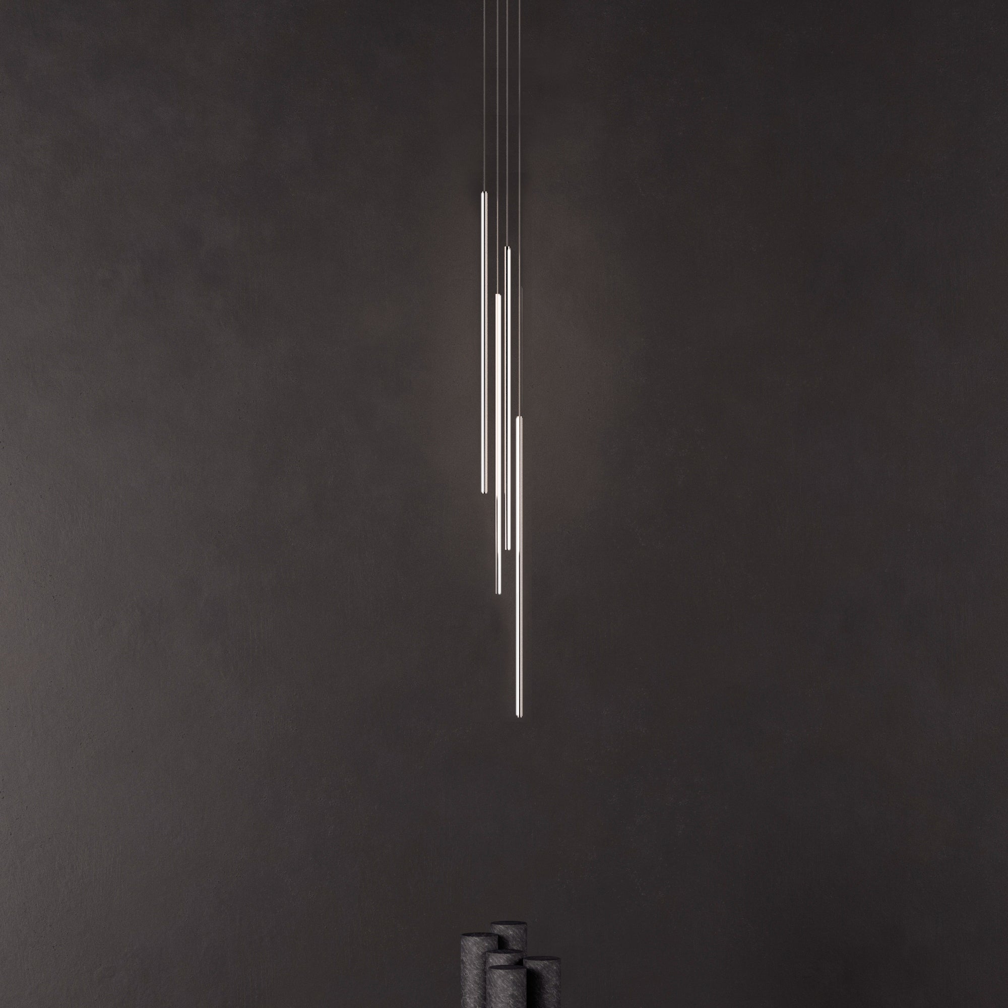 Thin Vertical Suspension Light: Large