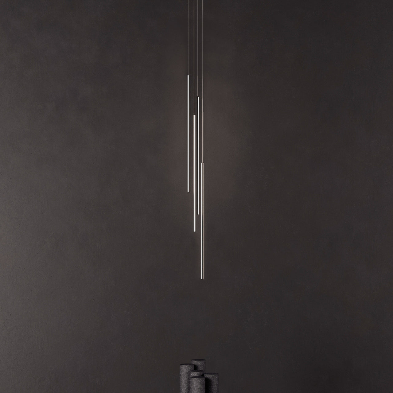 Thin Vertical Suspension Light: Small