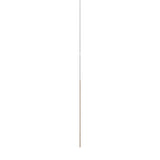 Thin Vertical Suspension Light: Medium + 1 Segment + Satin Brass