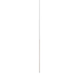 Thin Vertical Suspension Light: Medium + 1 Segment + Satin Nickel