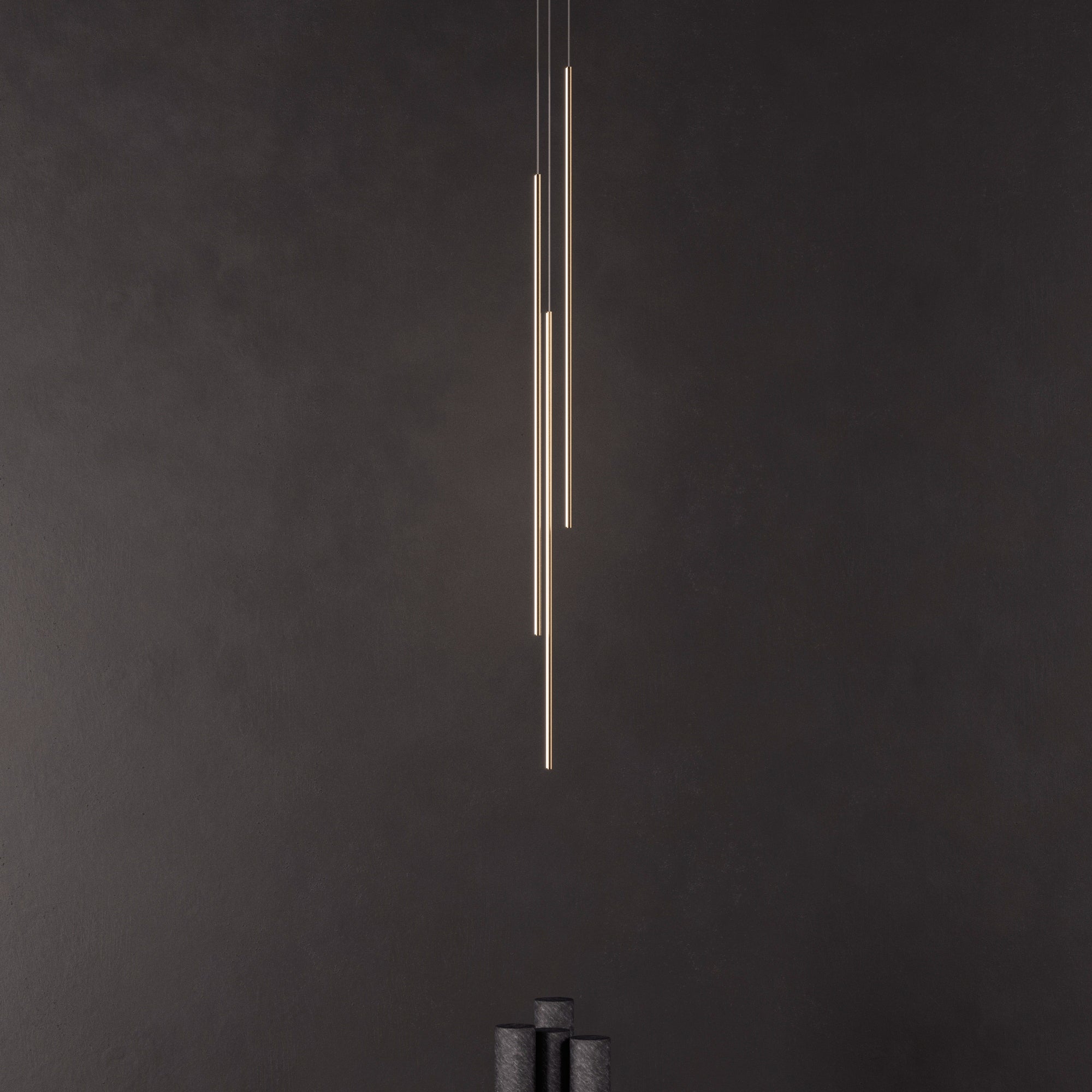 Thin Vertical Suspension Light: Large