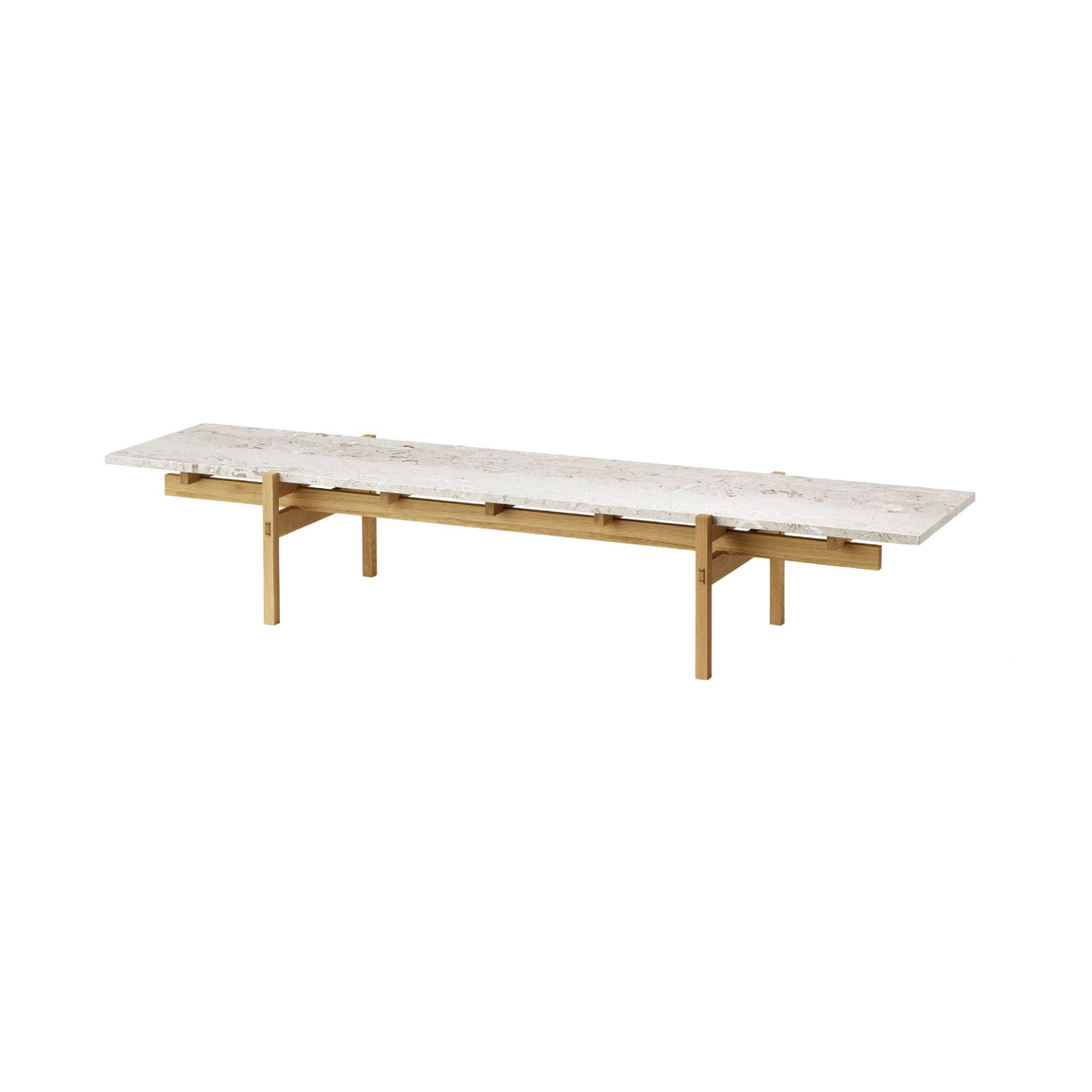 Kinuta Coffee Table: Marble N-CT01: Large - 70.9