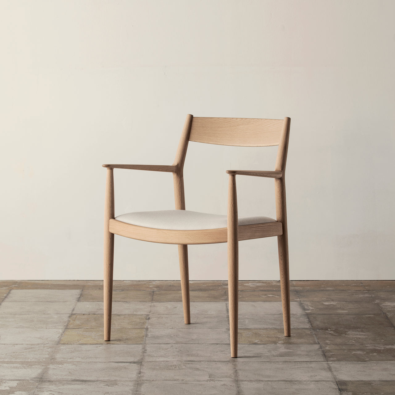 Kinuta Armchair N-DC01: Upholstered