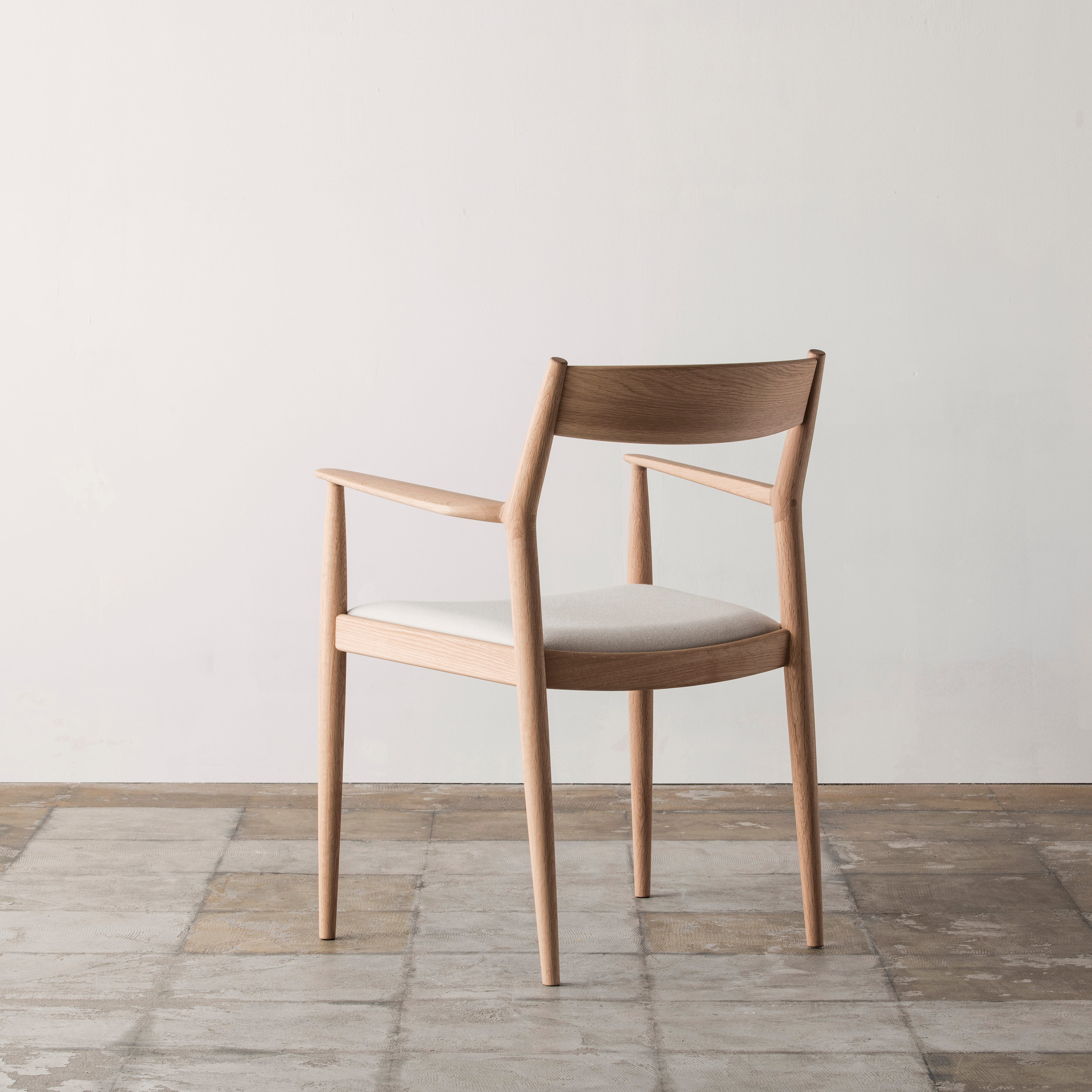 Kinuta Armchair N-DC01: Upholstered