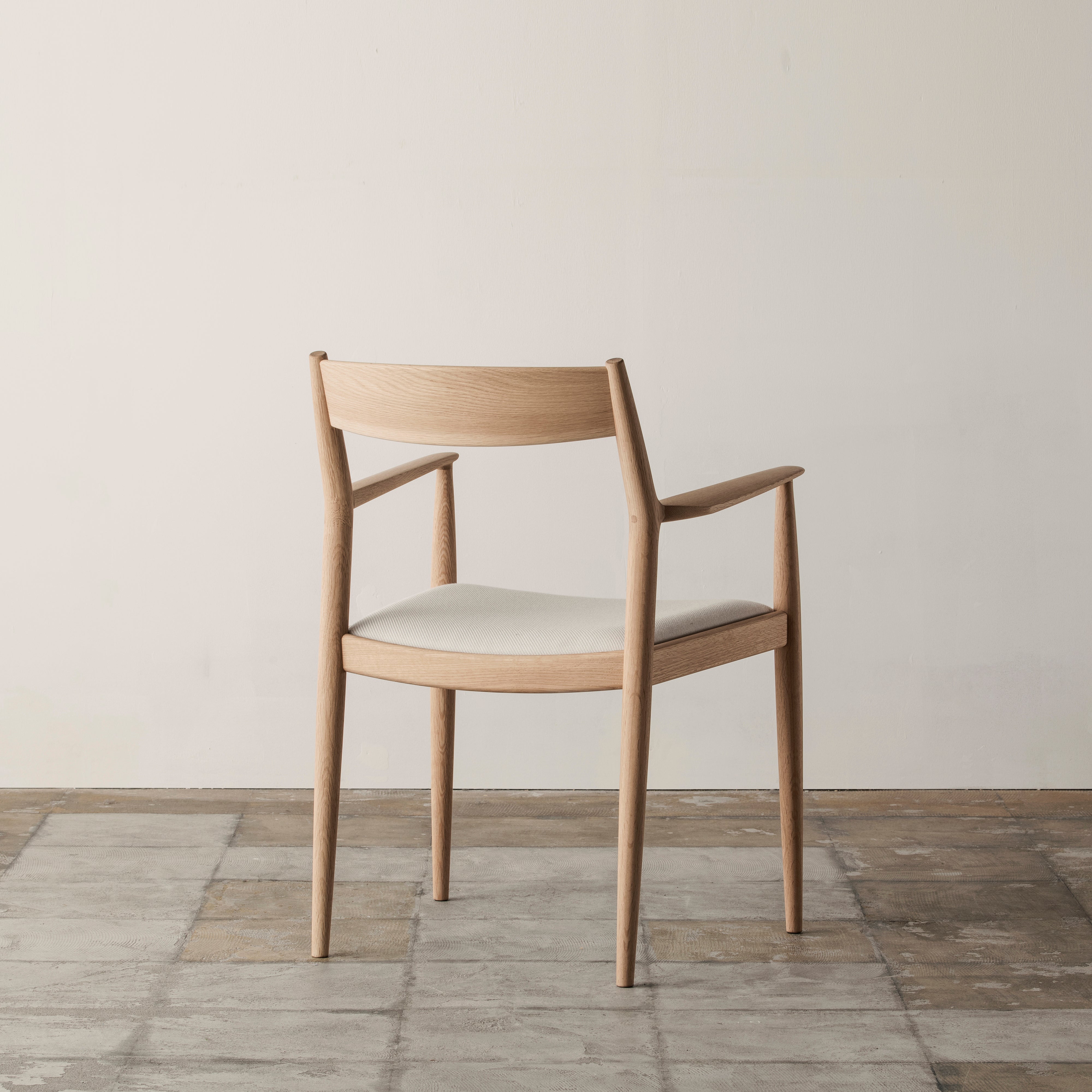 Kinuta Armchair N-DC01: Upholstered