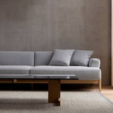Kinuta Coffee Table: Glass A-CT01 + LS
