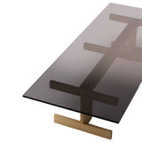 Kinuta Coffee Table: Glass A-CT01 + DI