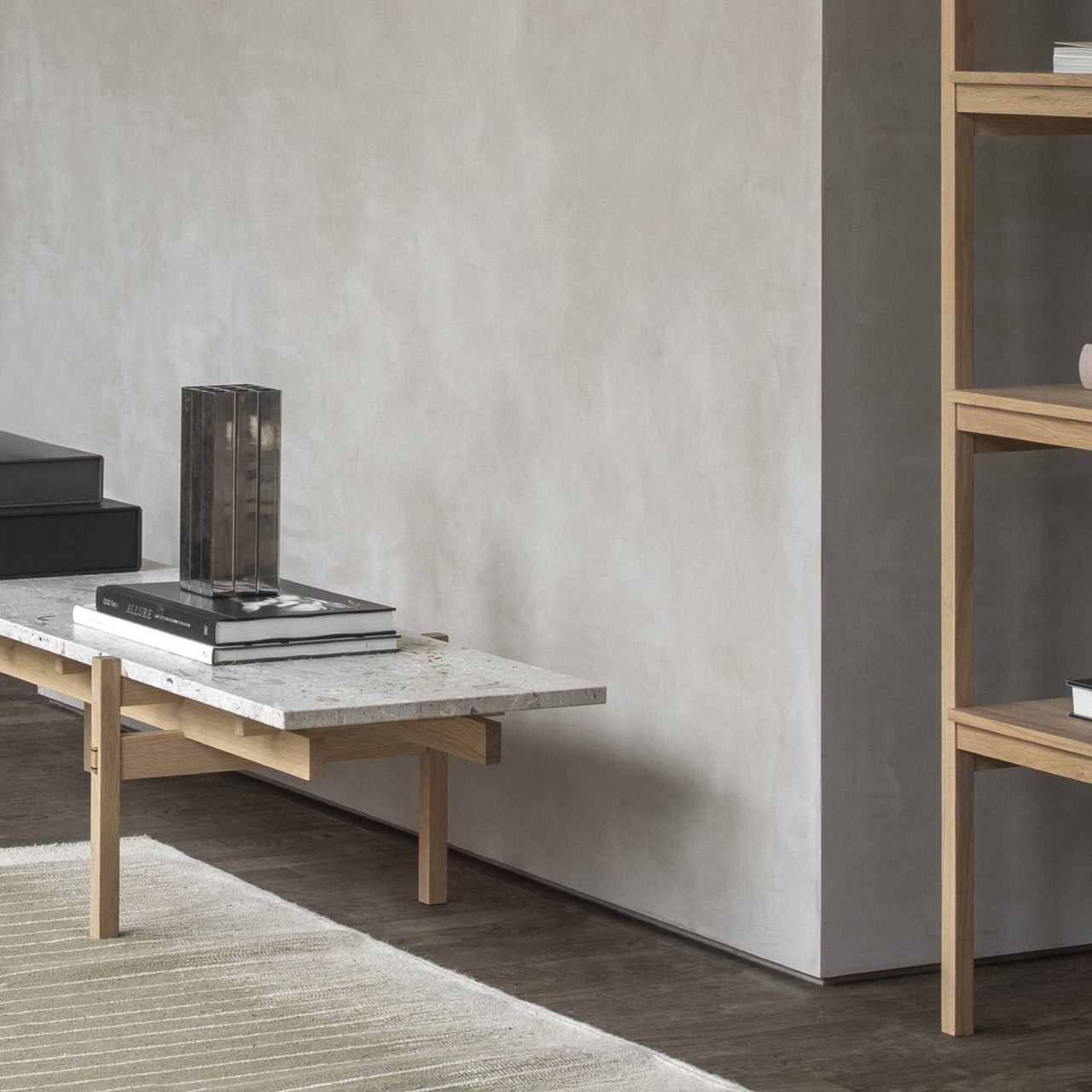 Kinuta Coffee Table: Marble N-CT01 + DI