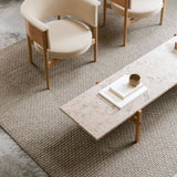 Kinuta Coffee Table: Marble N-CT01 + LS