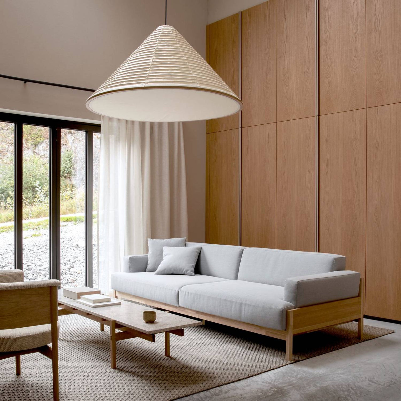 Kinuta Coffee Table: Marble N-CT01 + LS
