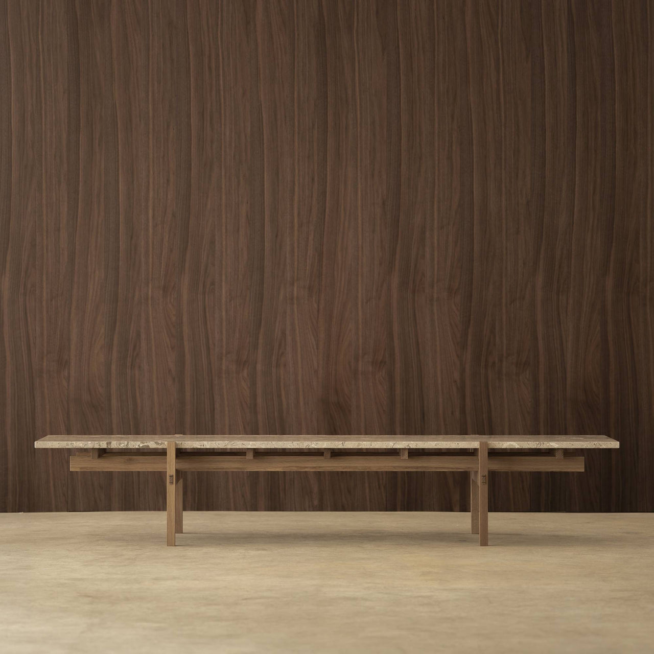 Kinuta Coffee Table: Marble N-CT01 + LS