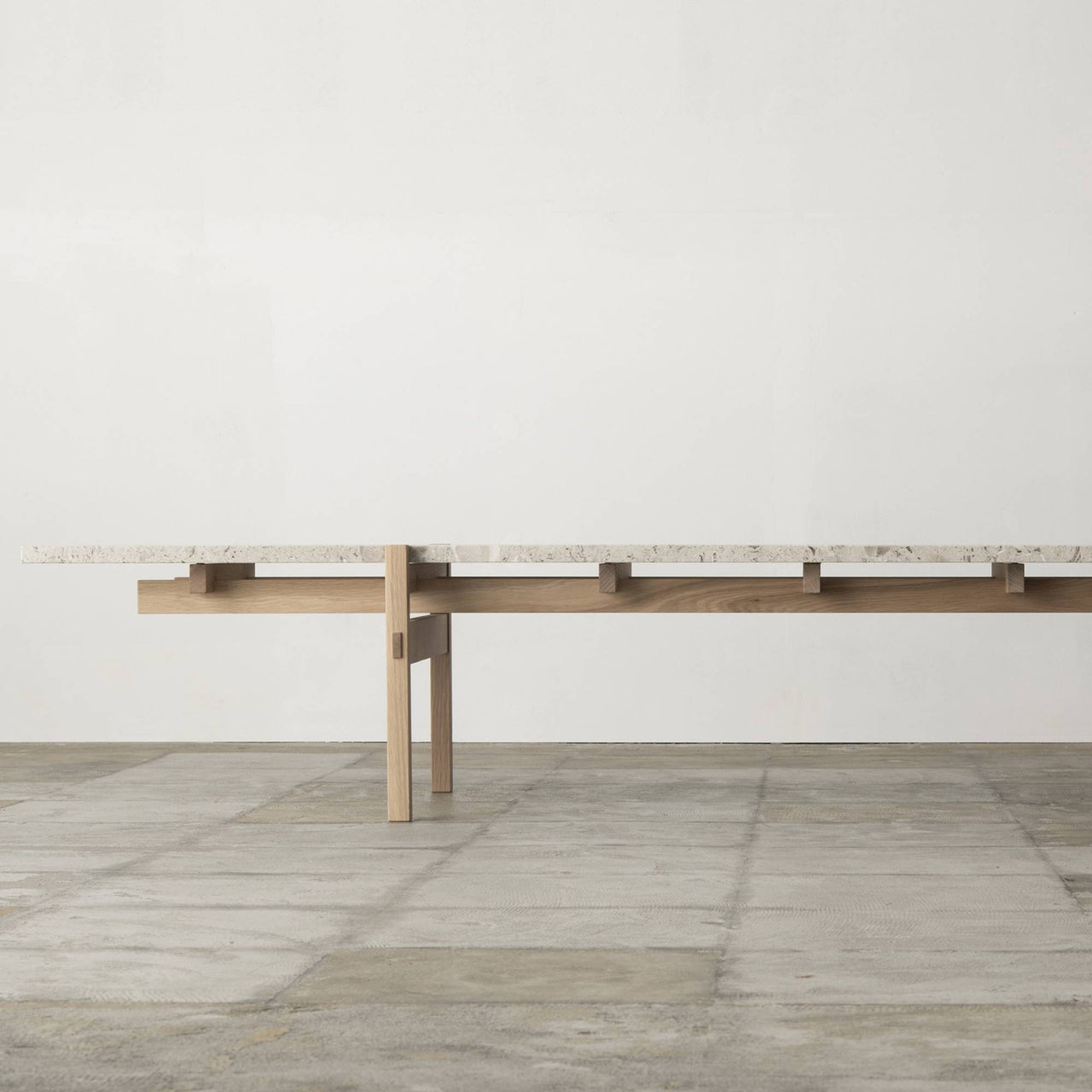 Kinuta Coffee Table: Marble N-CT01 + LS