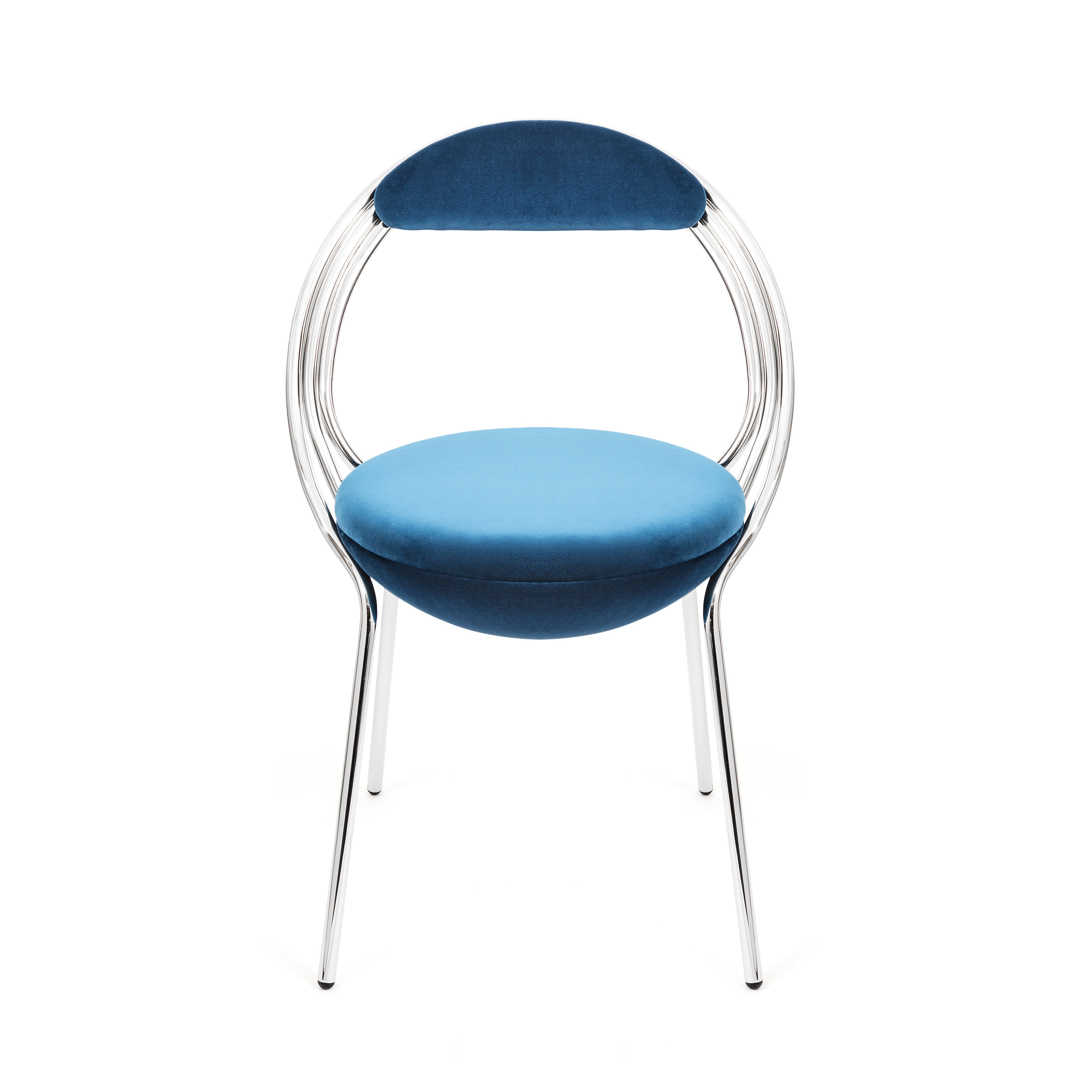 Musico Chair: Polished Chrome