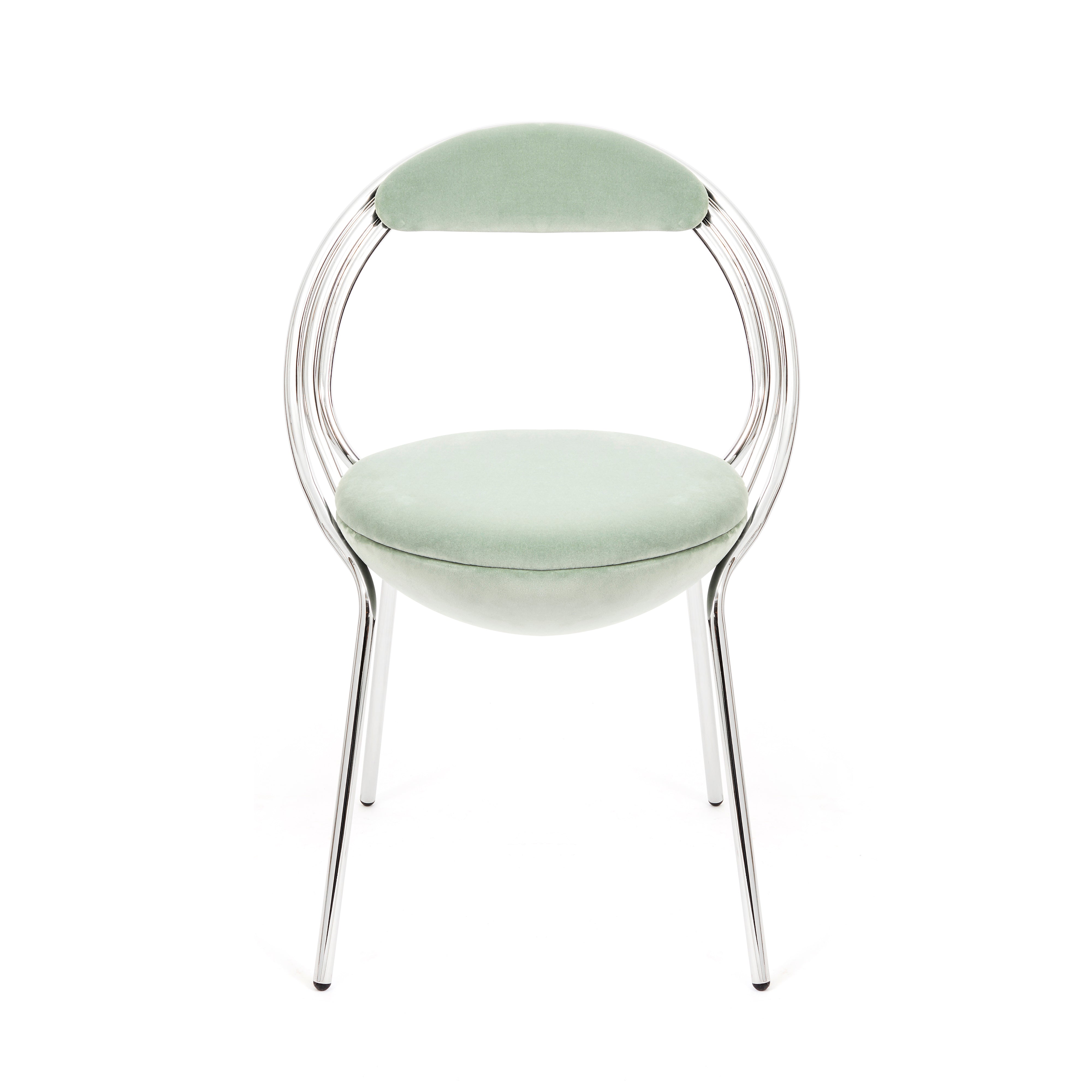 Musico Chair: Polished Chrome